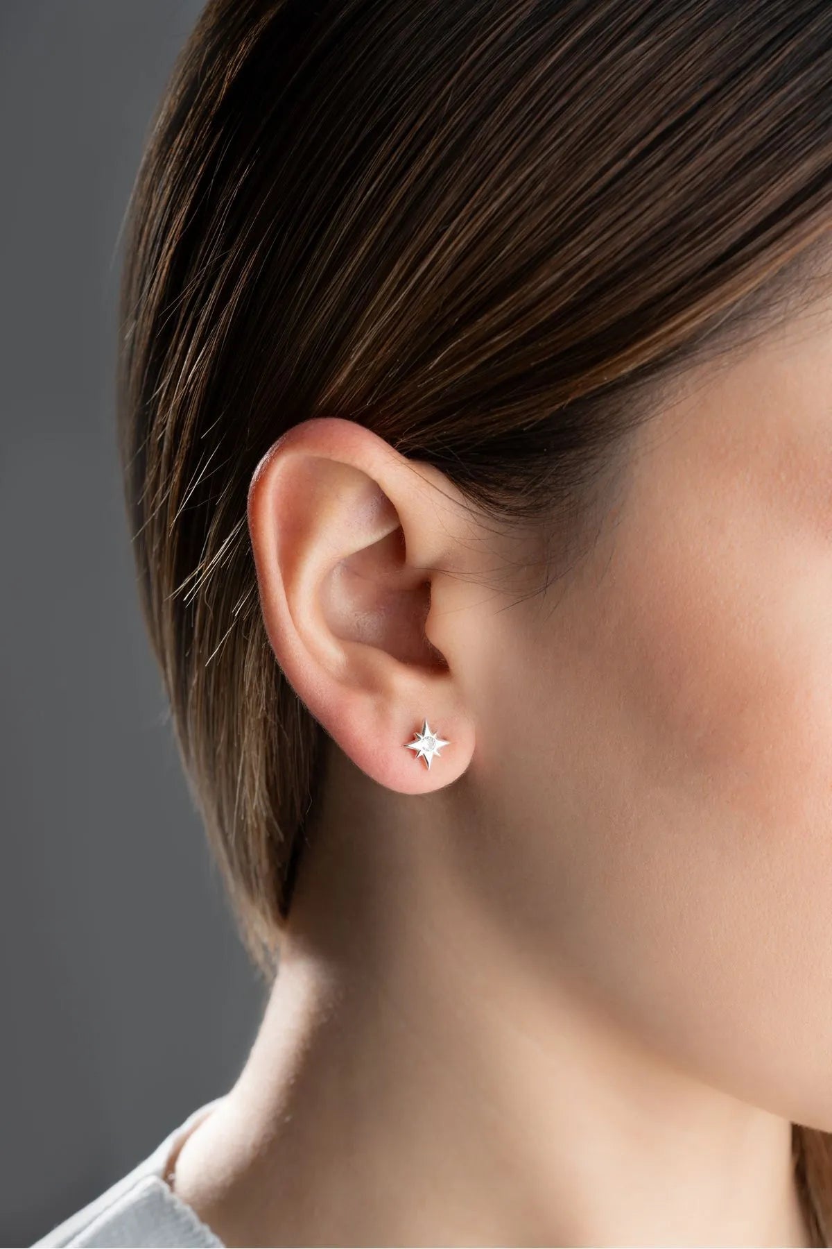 Mini Star Oorbellen – 925 Zilver & Zirkonia