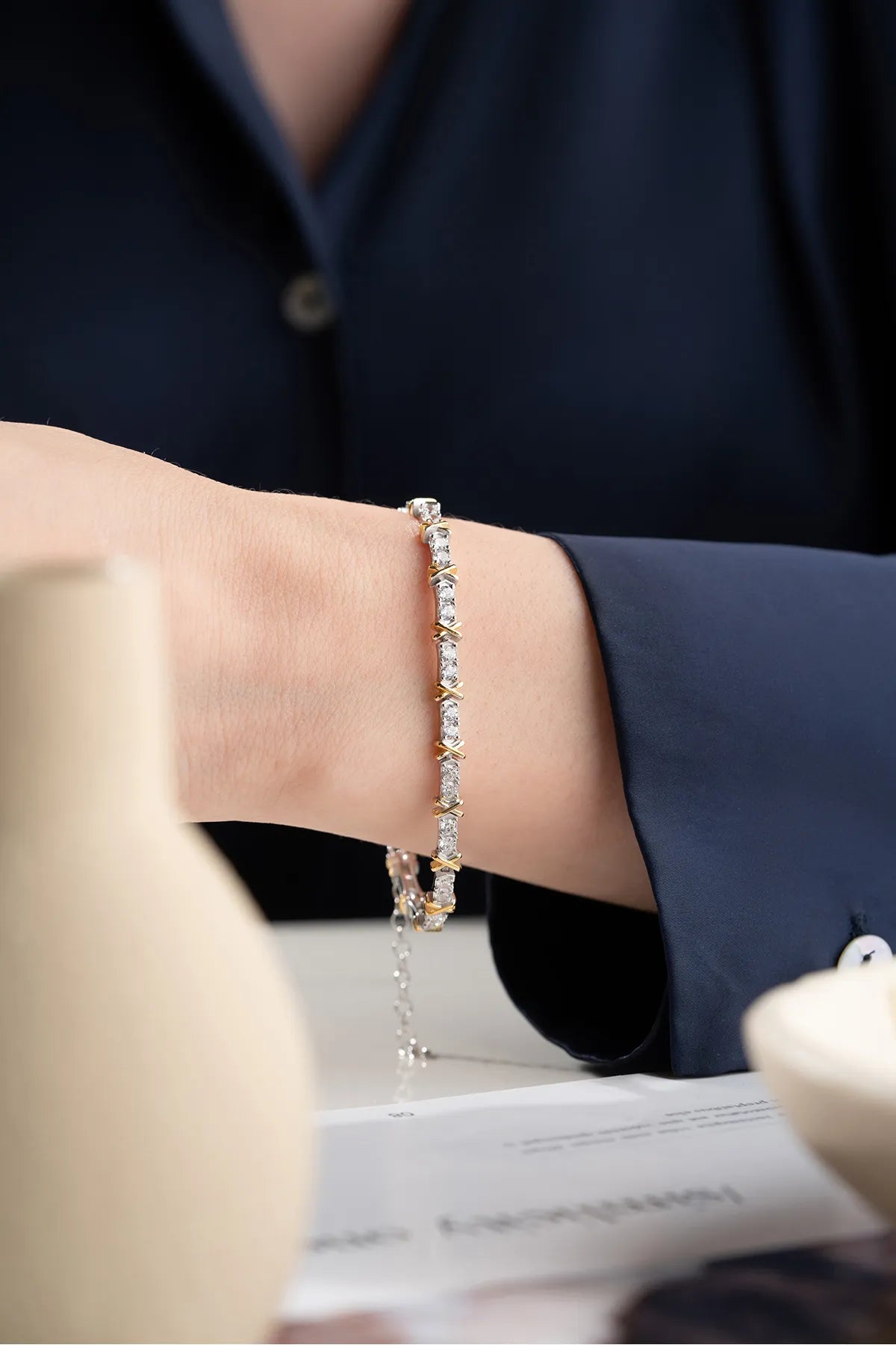 Golden Flow Armband – 925 Zilver