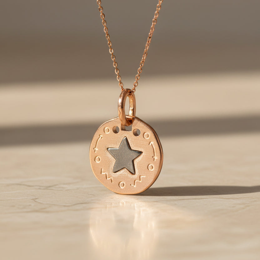 Zilver Ketting Met Hanger STAR BLAR054