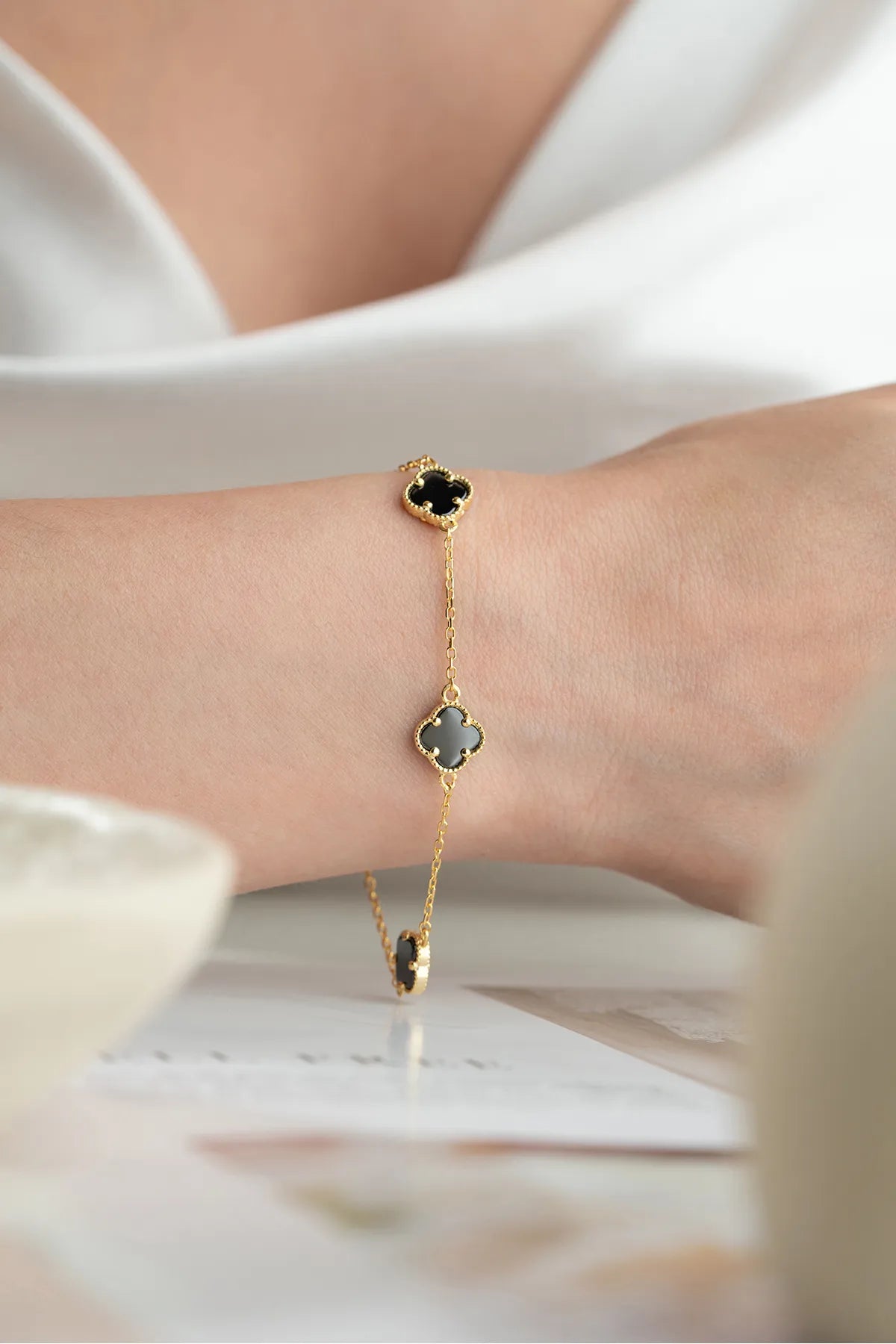 925 Zilver Klavertje Vier Armband