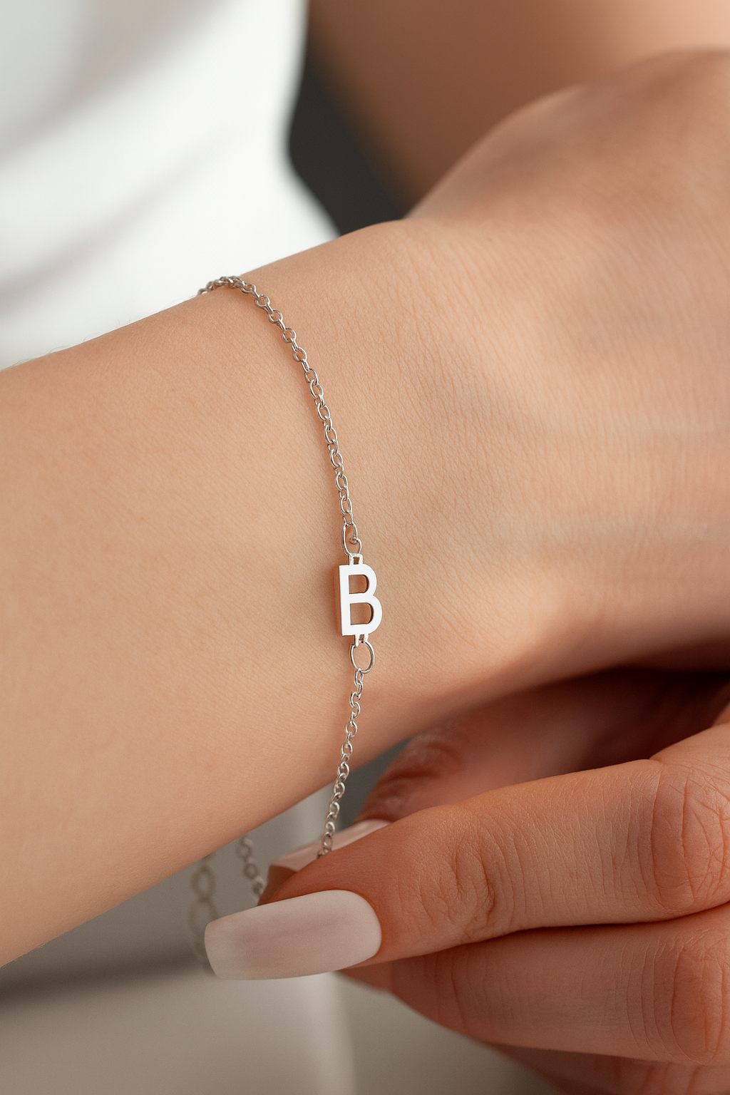 Letter Armband ā 925 Zilver