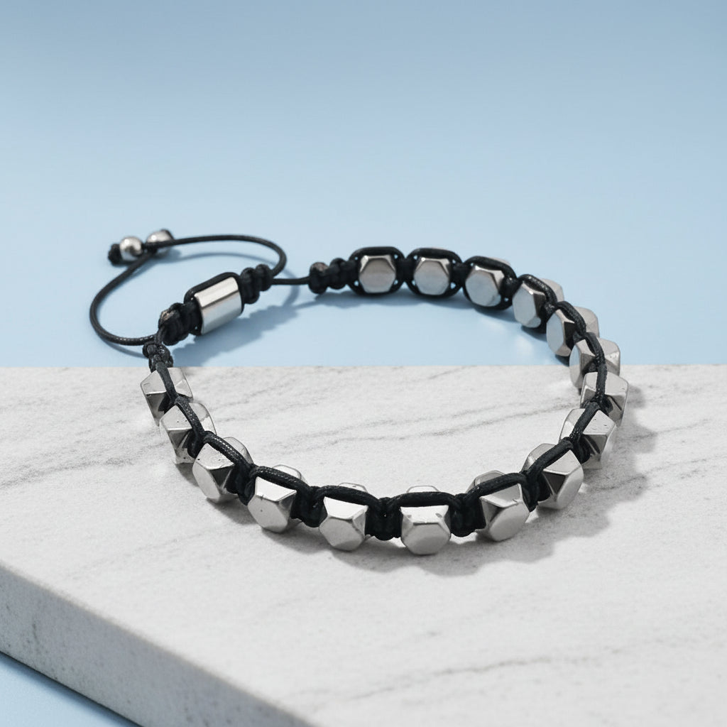 by LYDIAN Heren Armband Hematiet ARLB-20