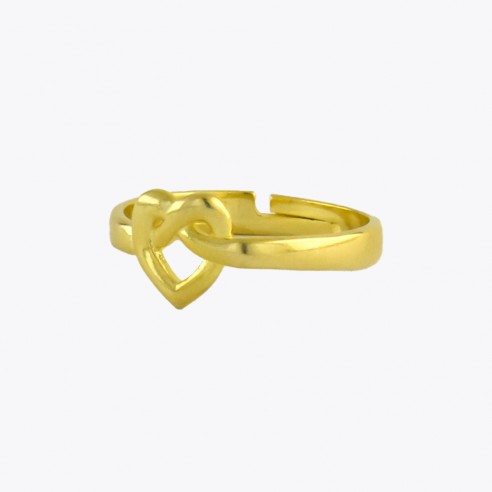 Forever connected hart ring - 925 Sterling Zilver