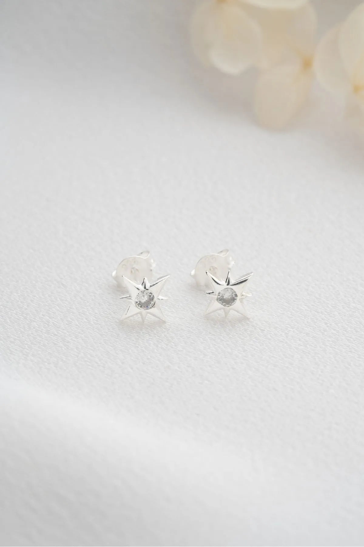 Mini Star Oorbellen – 925 Zilver & Zirkonia