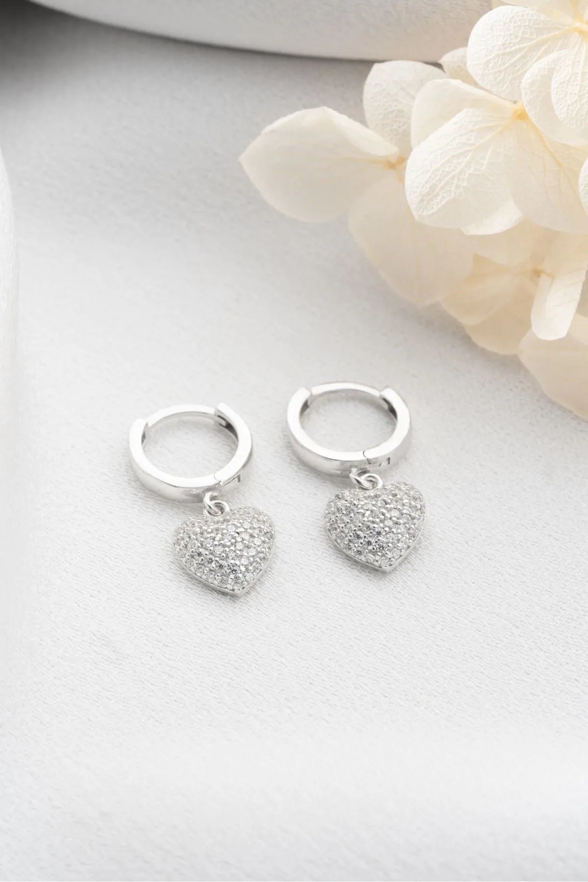 Heart Spark – 925 Sterling Zilver Oorbellen