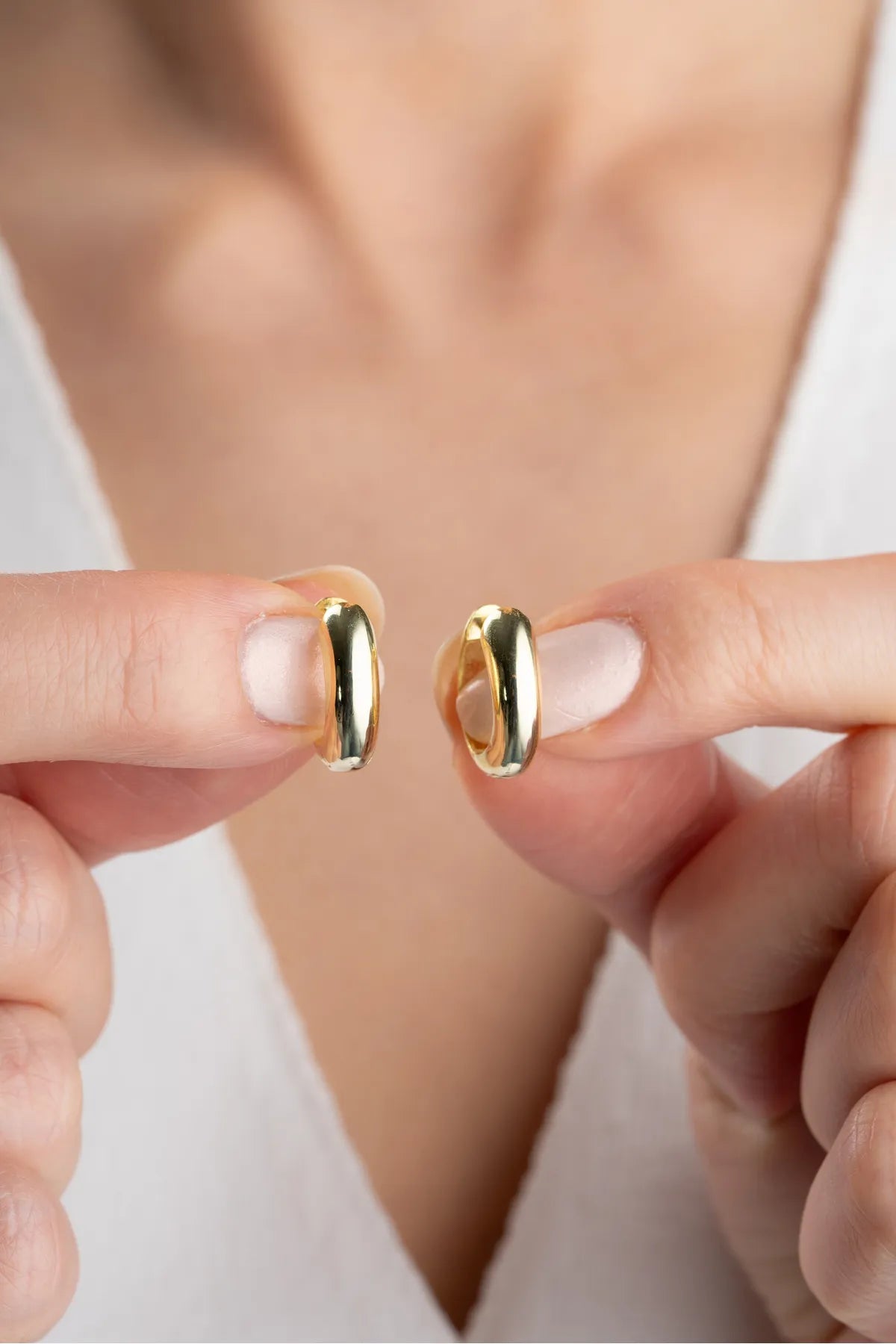 Mini Glow – 925 Sterling Zilver Oorbellen
