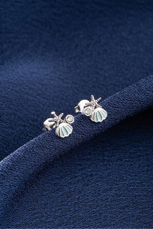 Sea Charm Oorbellen – 925 Zilver