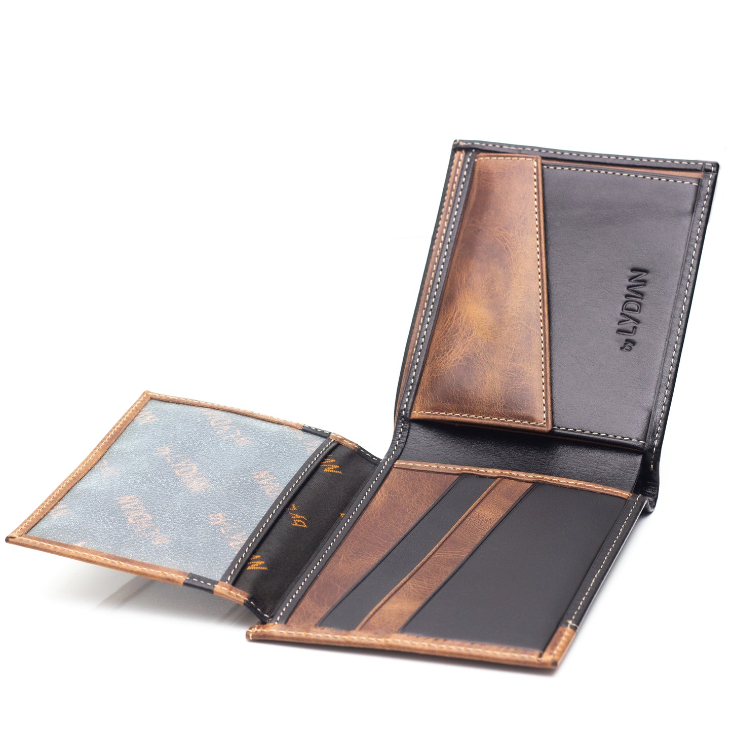 Luxe Cadeauset met Persoonlijke Tekstdoos, Leren Portemonnee & Aansteker
