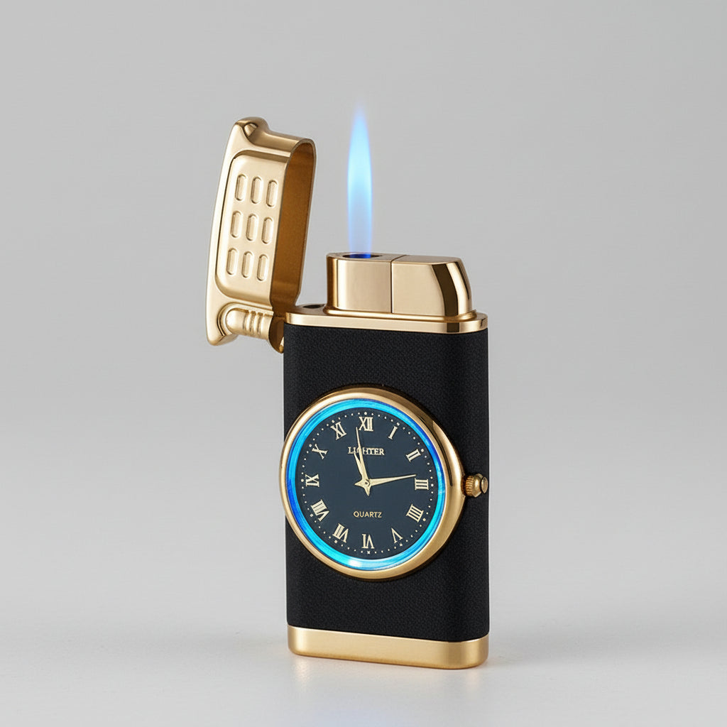 Horloge Gasaansteker met Tekst