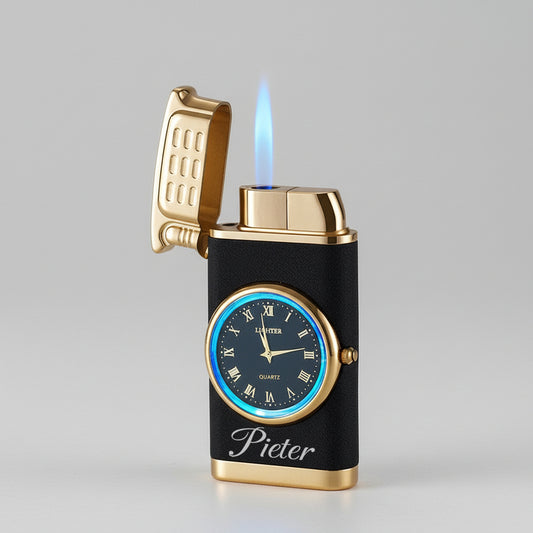 Horloge Gasaansteker met Tekst