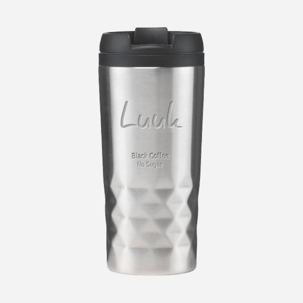 300ml graphic mug thermosbeker met tekst -G4