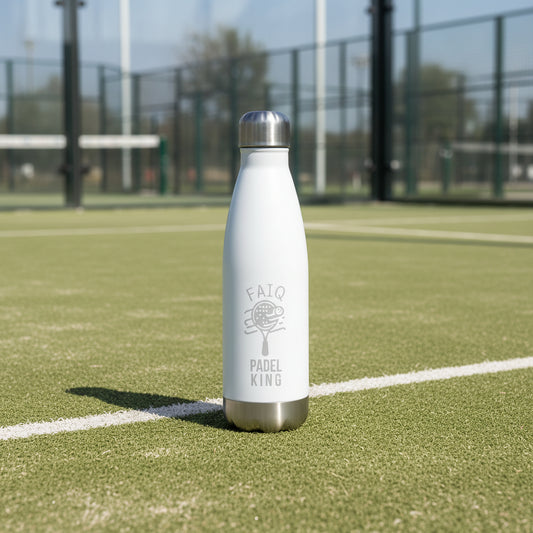 It's Padel Time Tennis Sport Stainless Steel Water Bottle- D28