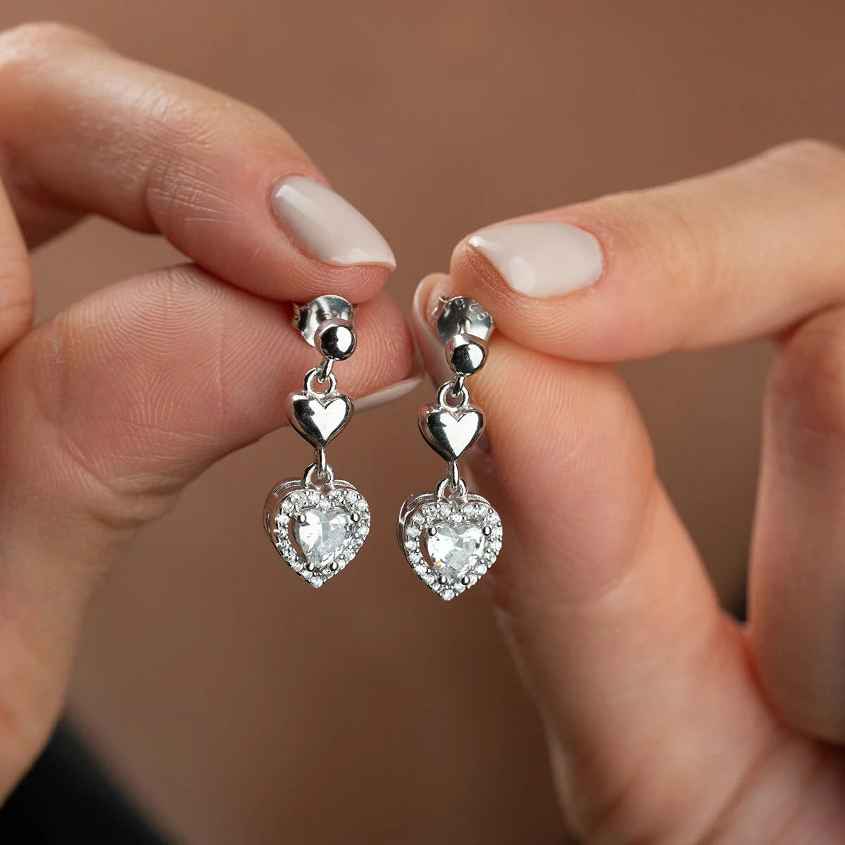 Klavertjevier Oorbellen – 925 Zilver