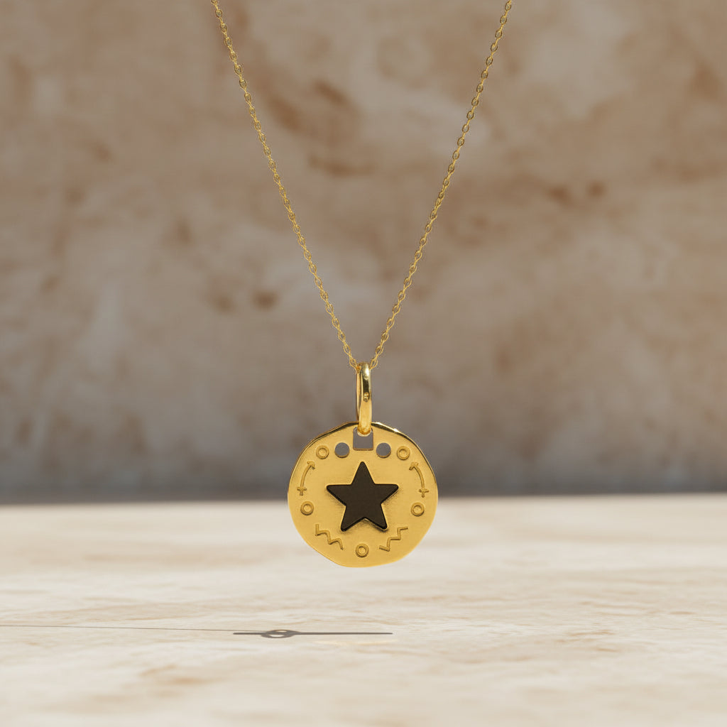 Zilver Ketting Met Hanger STAR BLAR040