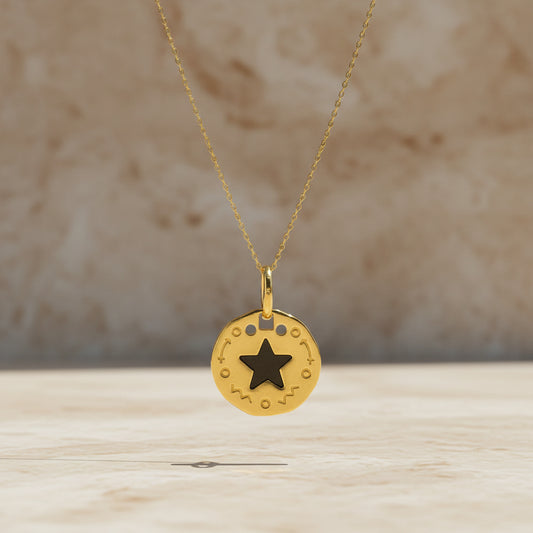 Zilver Ketting Met Hanger STAR BLAR040