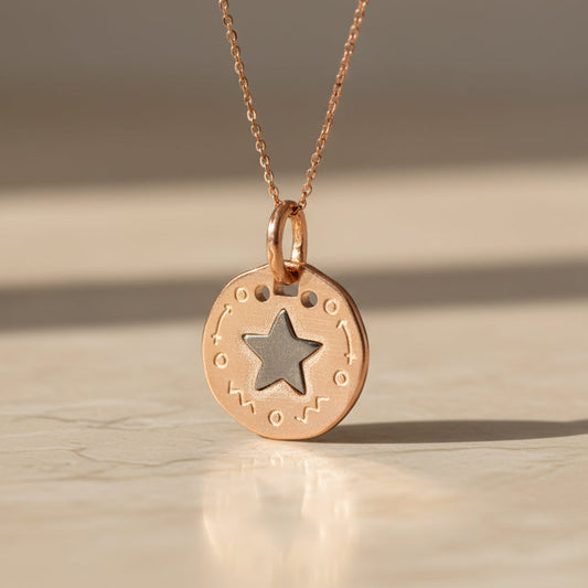 Zilver Ketting Met Hanger STAR BLAR054