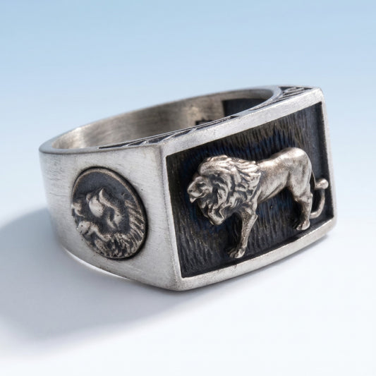 Leeuw Herenring | 925 Zilver