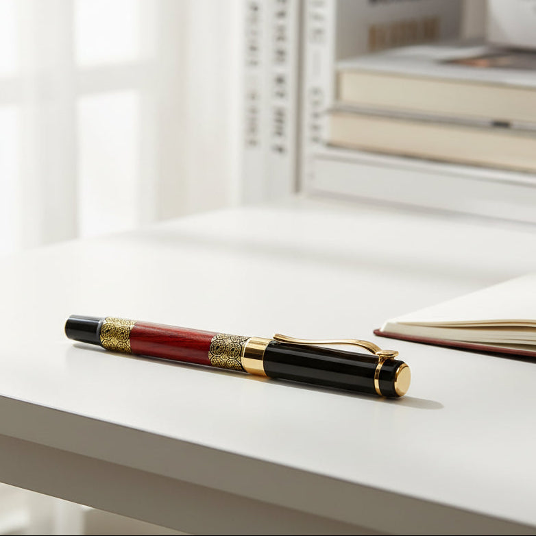 Gepersonaliseerde Pen - Schrijfset met Gegraveerde Houten Doosje BLP1217R