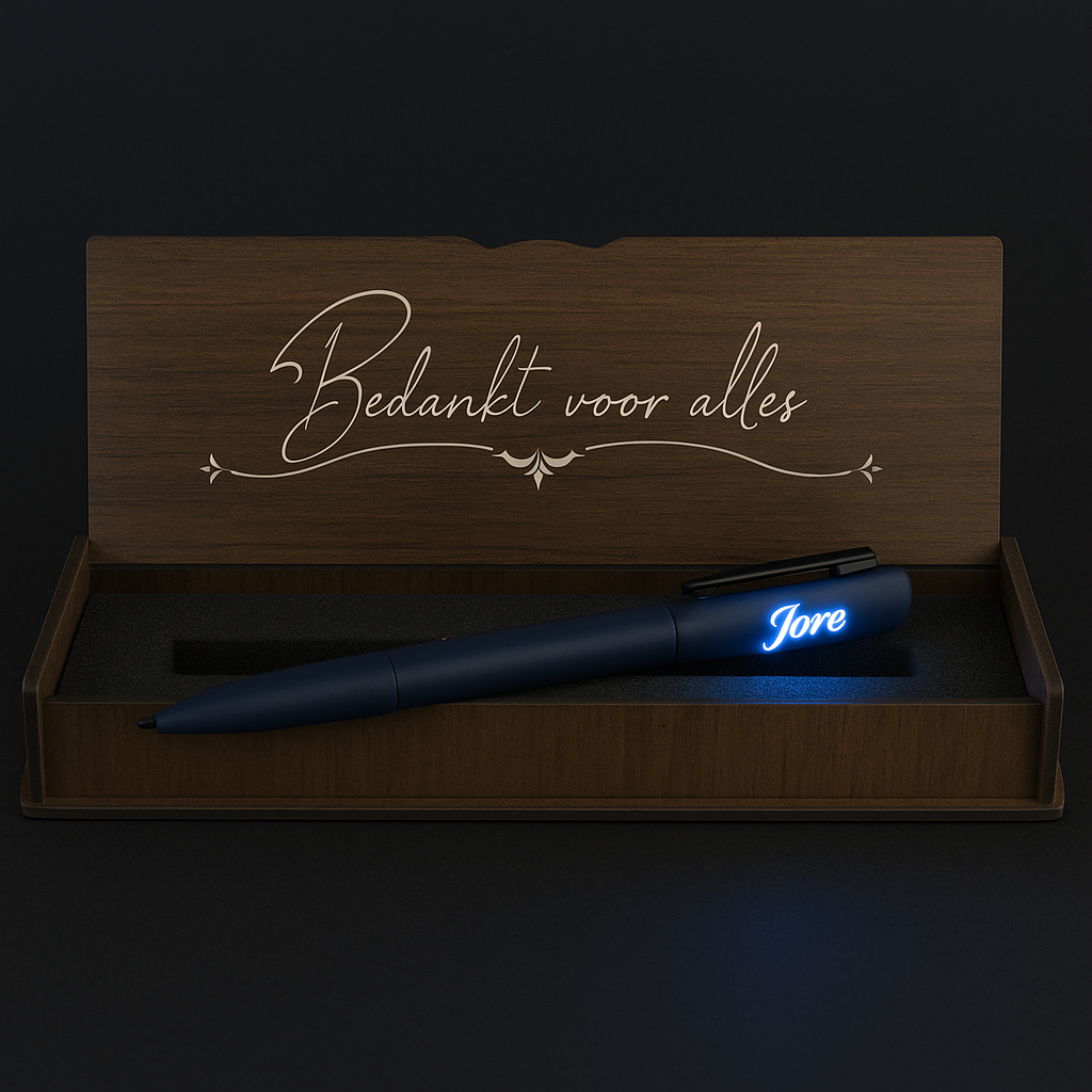 Gepersonaliseerde LED Metalen Balpen