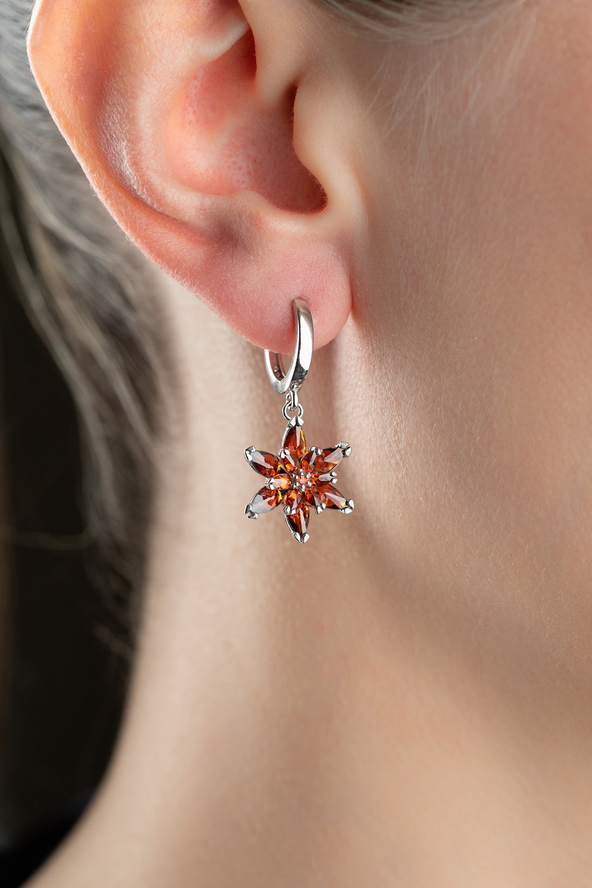 Lotusbloem Oorbellen – 925 Sterling Zilver