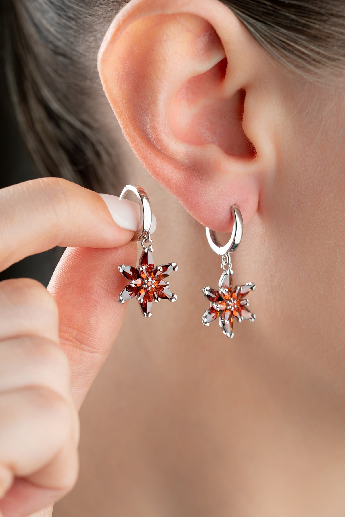 Lotusbloem Oorbellen – 925 Sterling Zilver