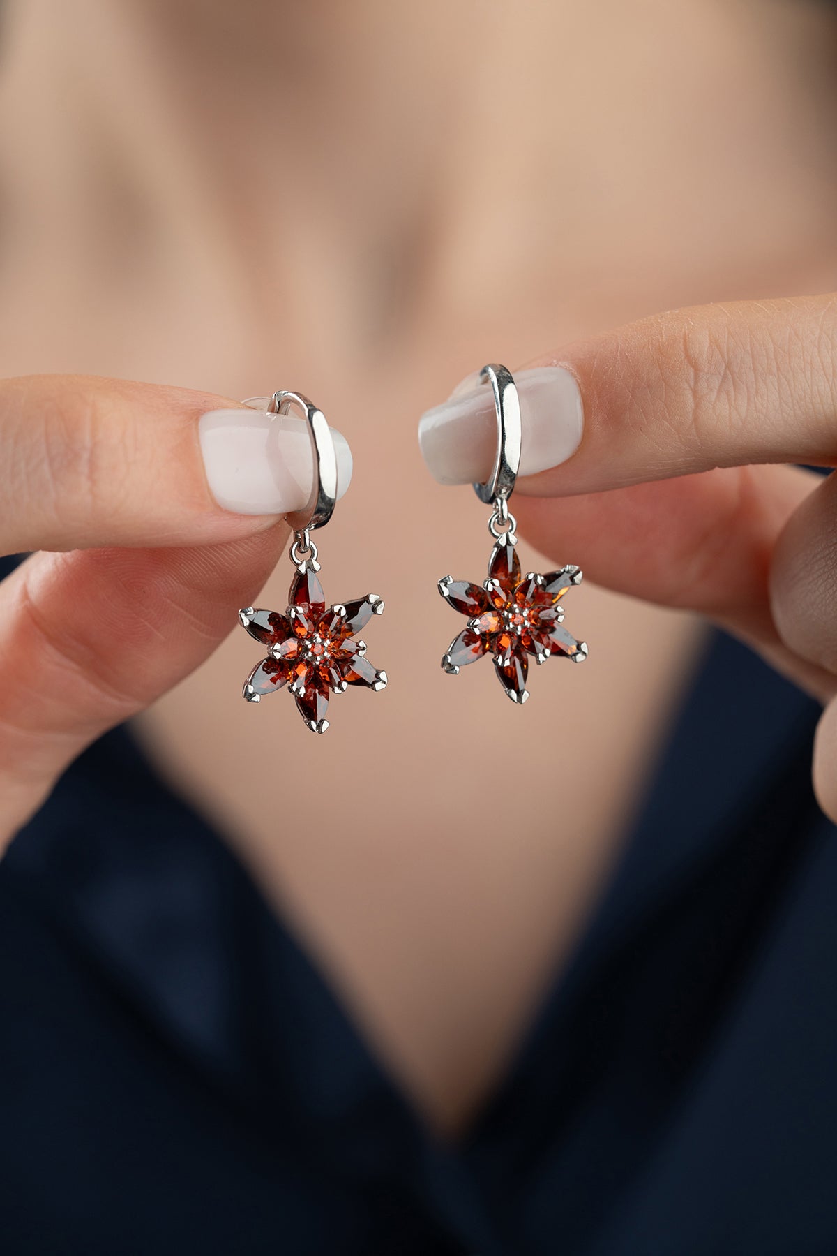 Lotusbloem Oorbellen – 925 Sterling Zilver
