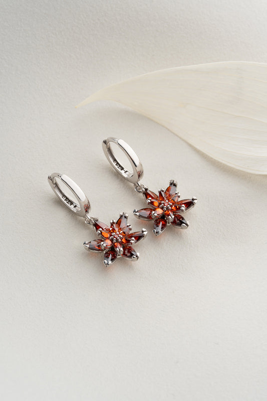 Lotusbloem Oorbellen – 925 Sterling Zilver