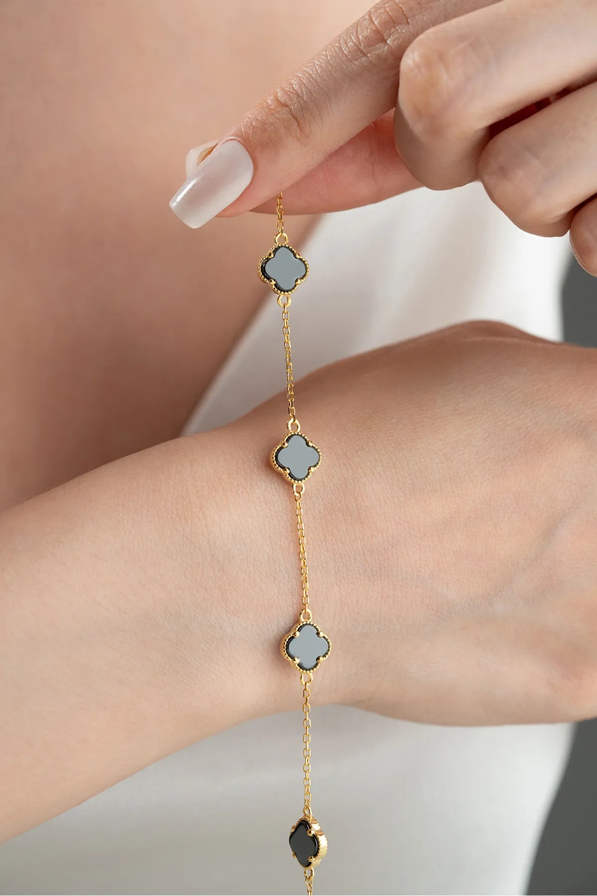 925 Zilver Klavertje Vier Armband
