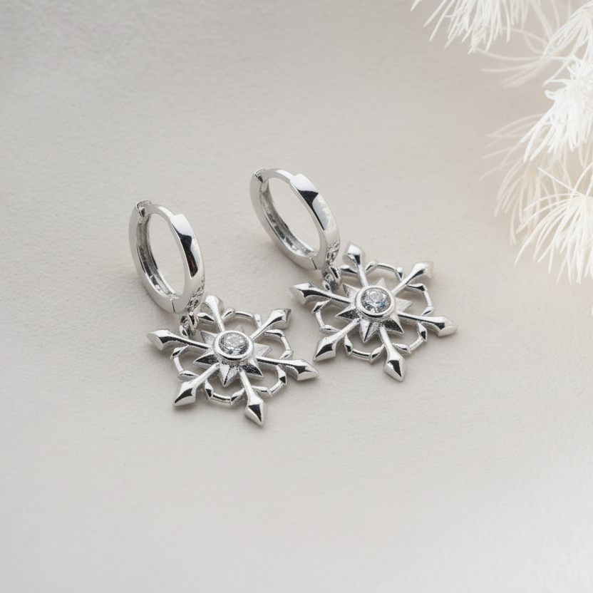 Oorringen met Stervormige Hanger