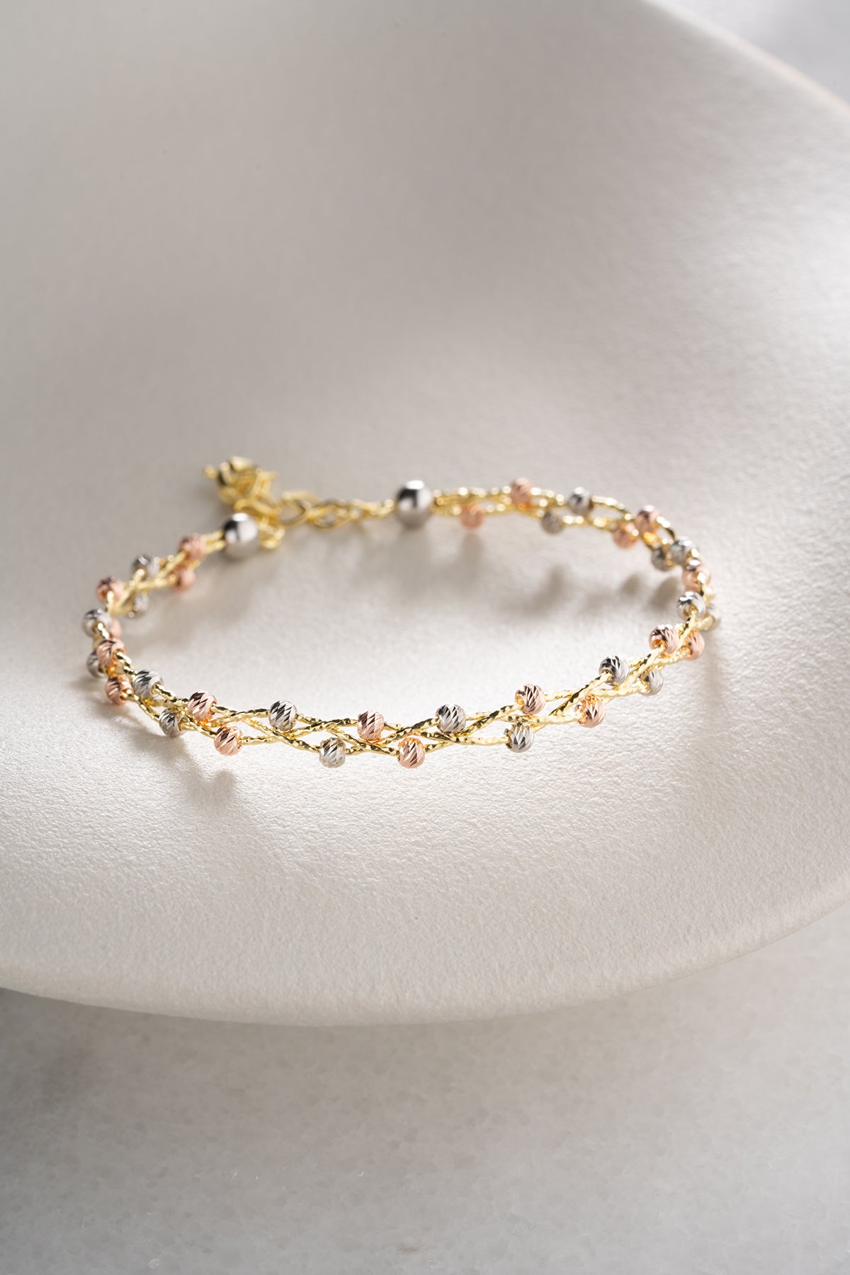 Dorika Armband Tricolor | 925 Zilver