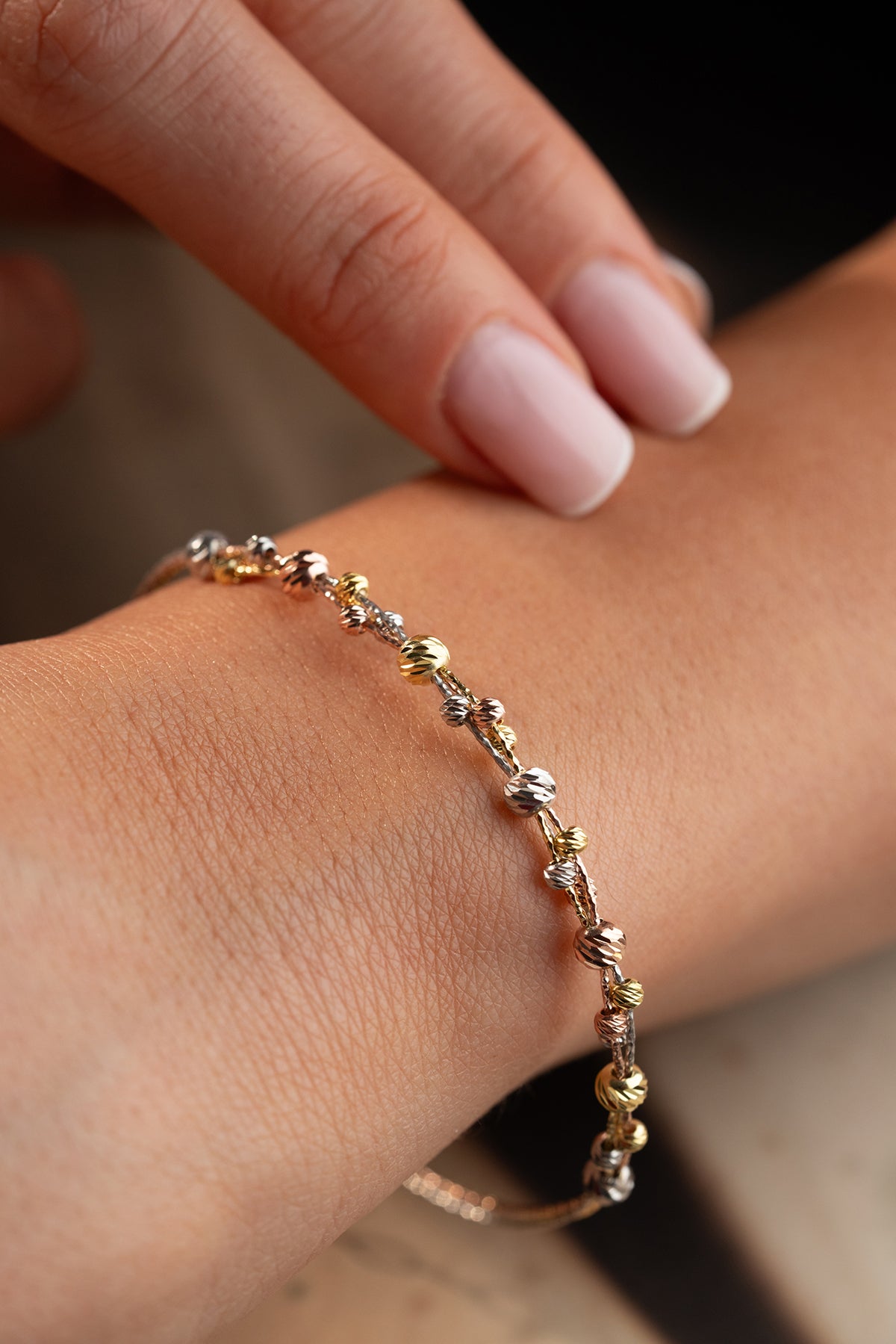 Dorika Armband Tricolor | 925 Zilver