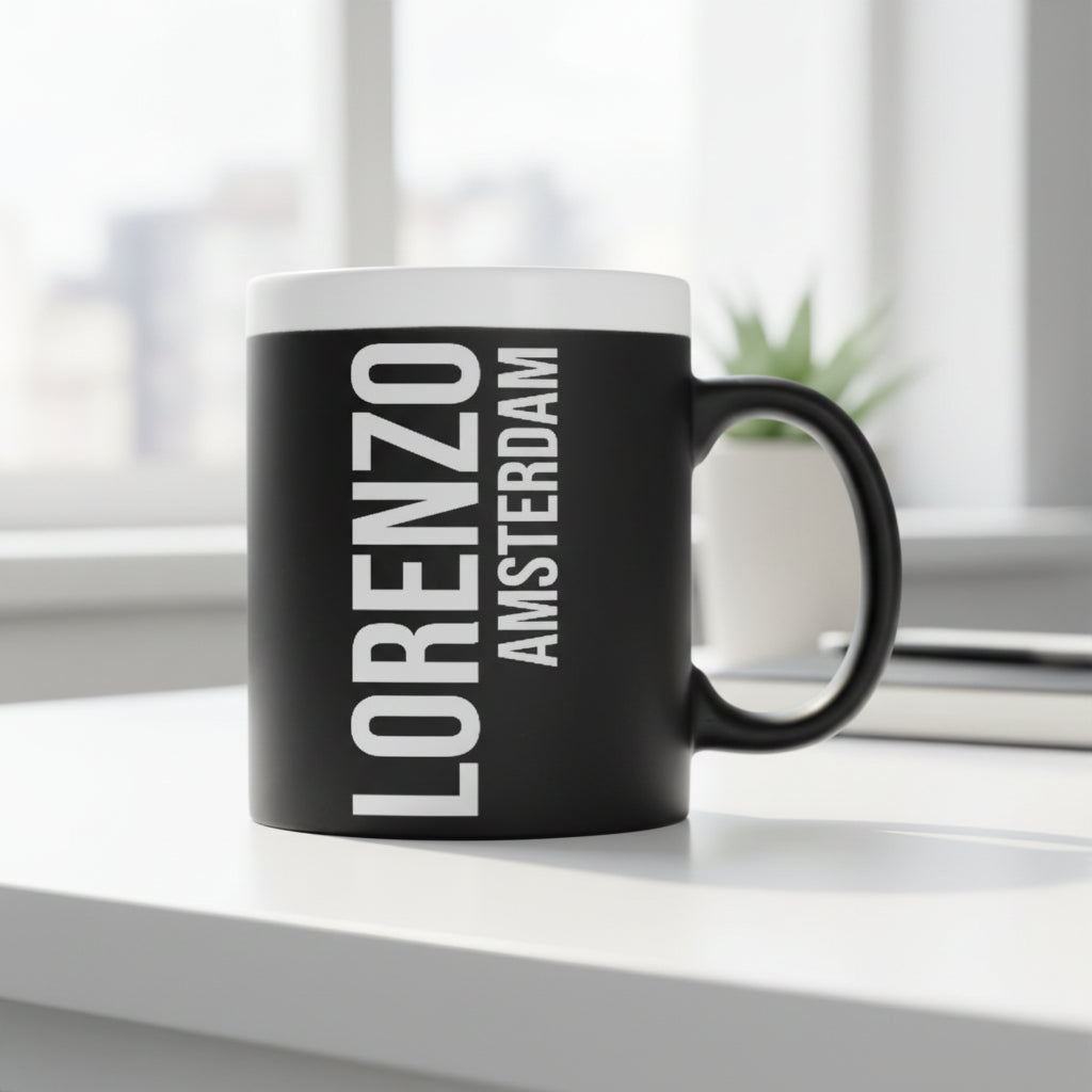 Gepersonaliseerde mok met tekst 7