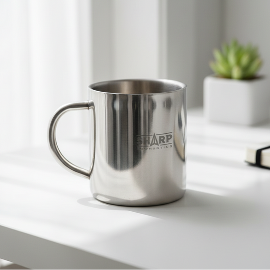 300 ml Mok met tekst - Staal -1