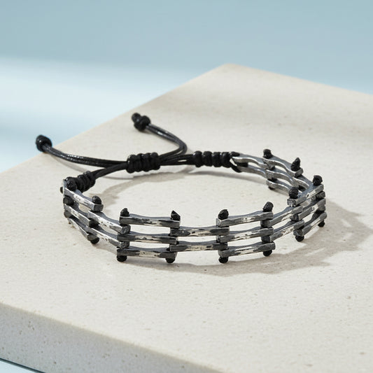 by LYDIAN Heren Armband 925s Zilveren ARLB-05