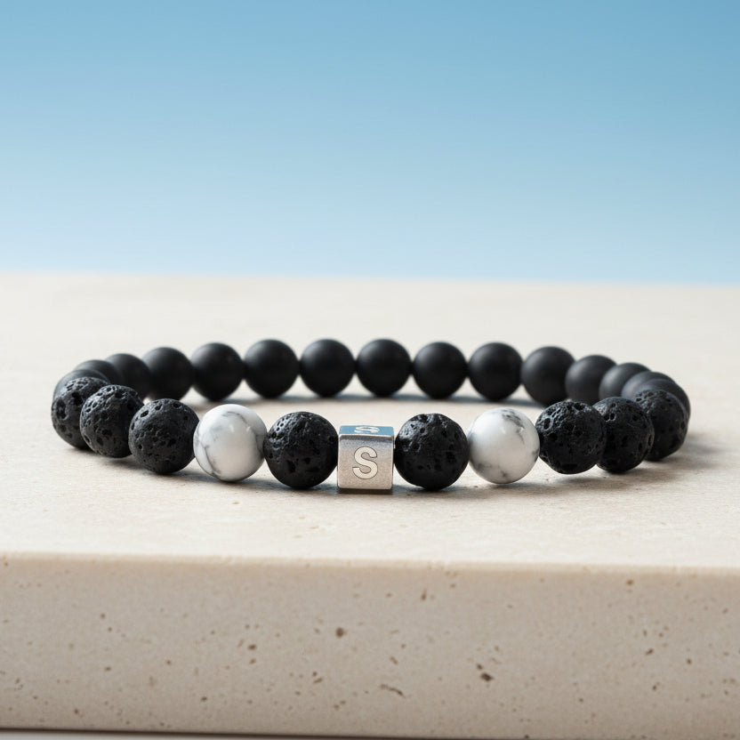 Kralen armband met letter