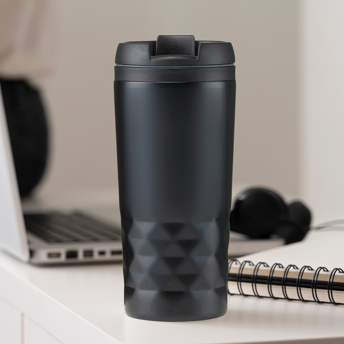 Graphic Mug thermosbeker met tekst -A