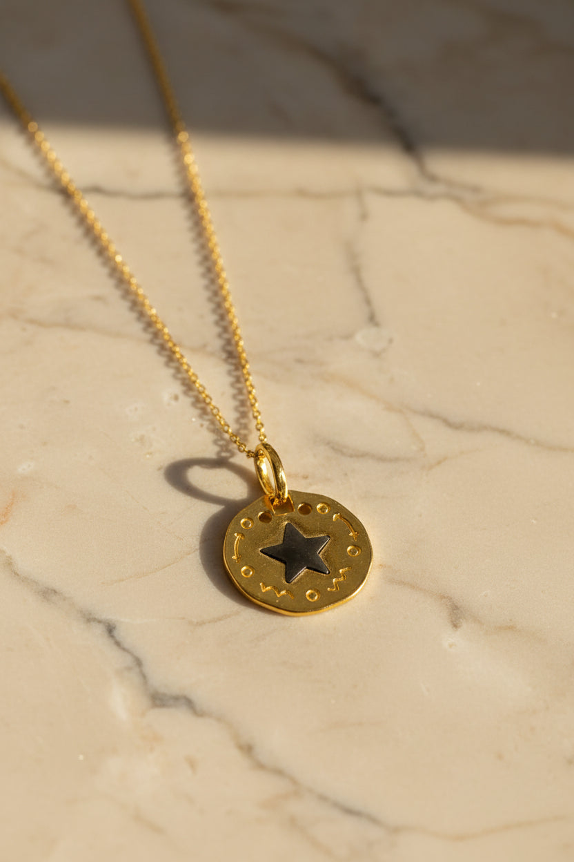 Zilver Ketting Met Hanger STAR BLAR040
