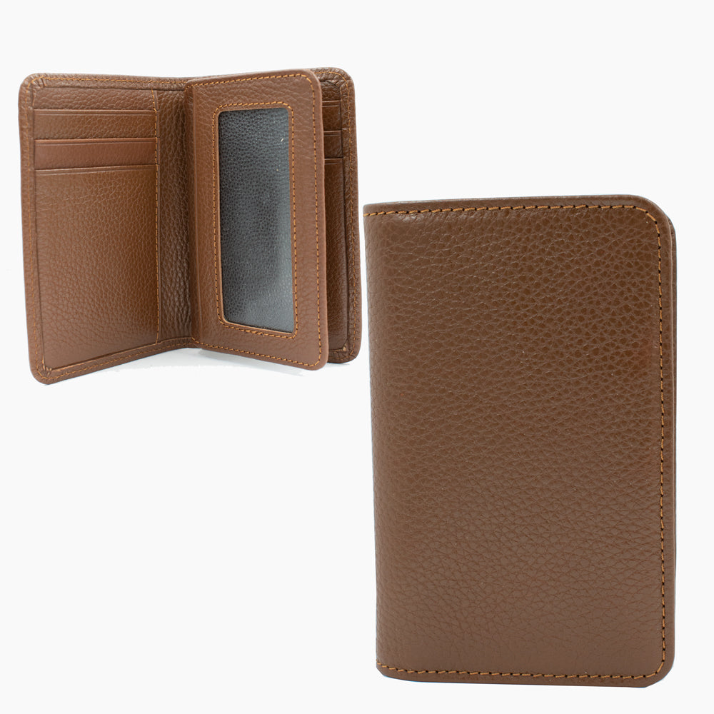 Bruine Leren Kaartholder 3304T