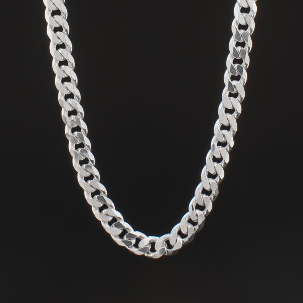 Zilveren gourmet heren ketting 6 mm BLMN025
