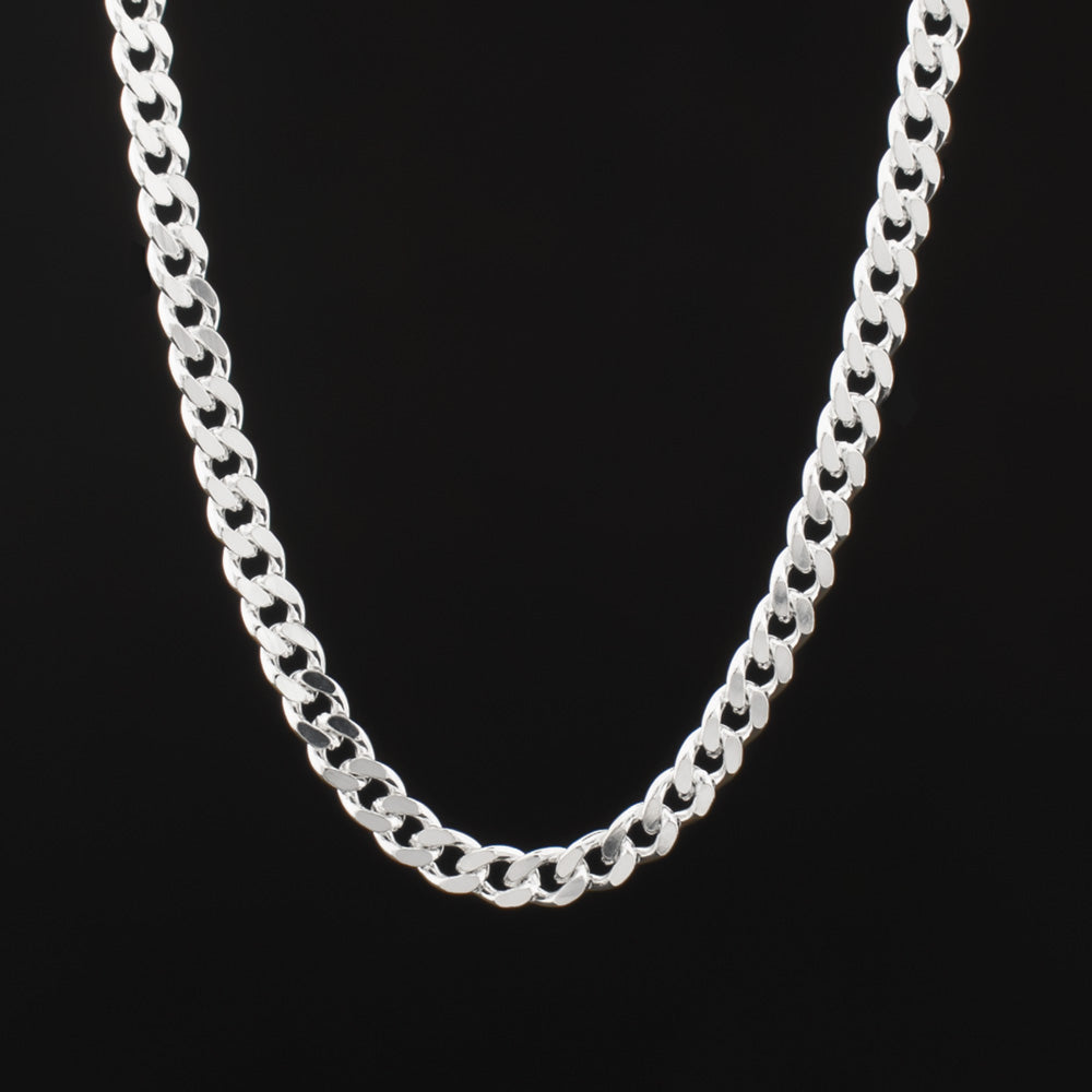 Zilveren gourmet heren ketting 4 mm BLMN027