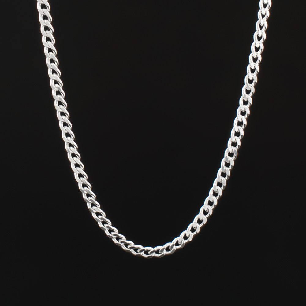 Zilveren gourmet heren ketting 3 mm BLMN028