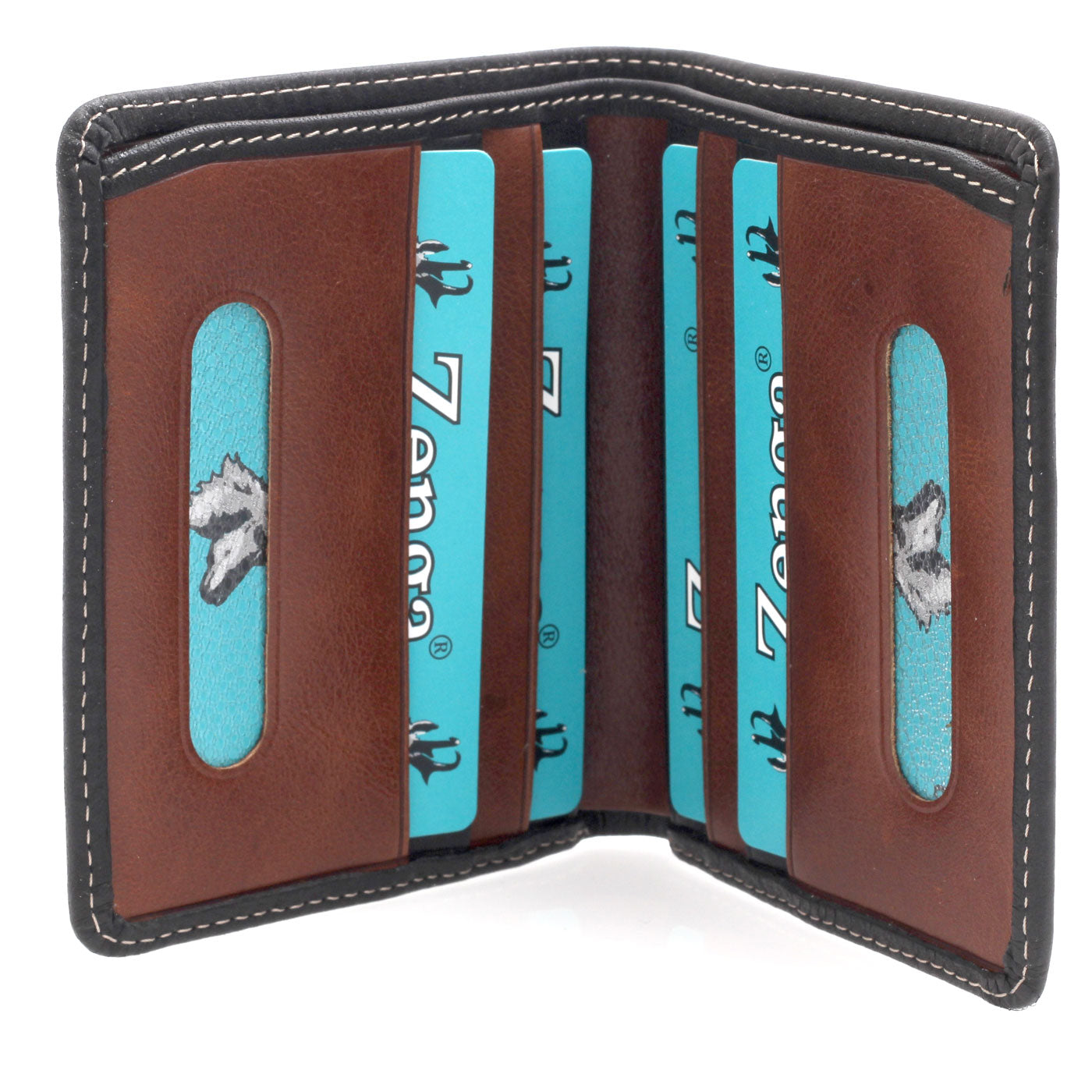 Zwarte Leren Portemonnee BLP266_04