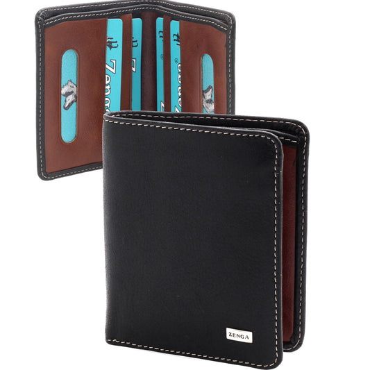 Zwarte Leren Portemonnee BLP266_04