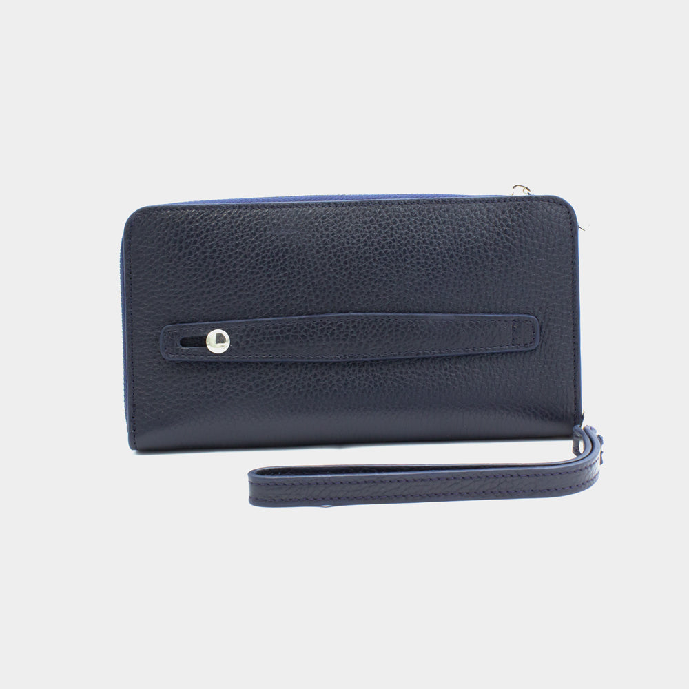 Smartphone Lederen Portemonnee Blauw BLW3034-L