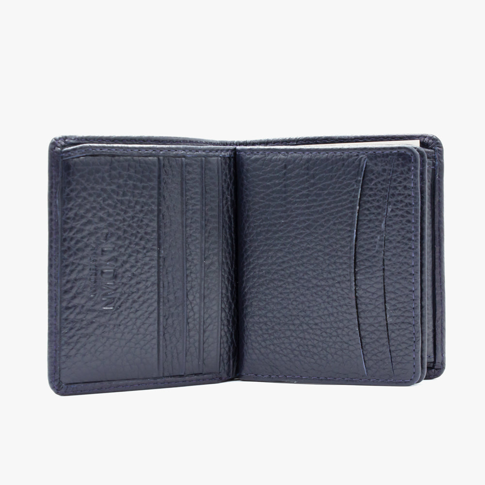 Donker Blauwe Leren Portemonnee BLW703-L