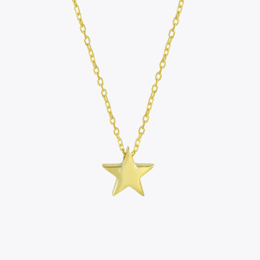 Zilveren Ster ketting + hanger
