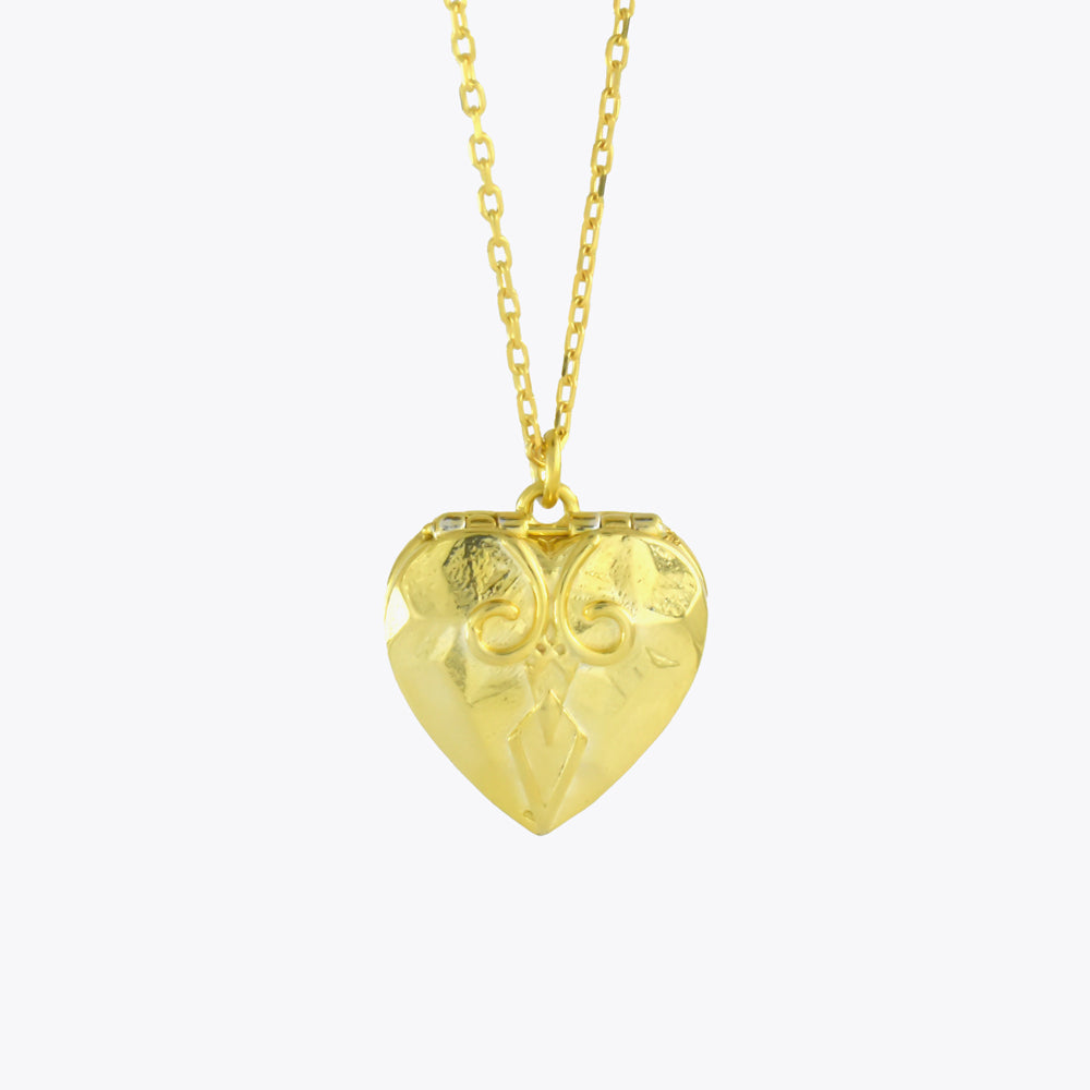 Pendentif collier coeur en argent