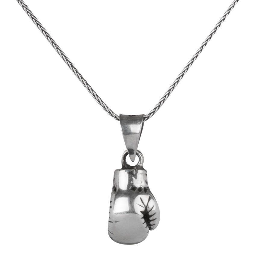 By LYDIAN Zilveren Ketting met Bokshandschoen BLYDK023