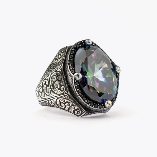 Mystic Quartz Herenring CLMR084