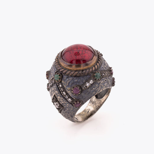 Zilveren ring WR-08